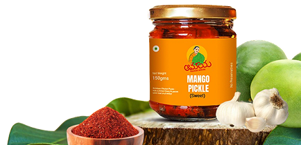 Mango pickle jar